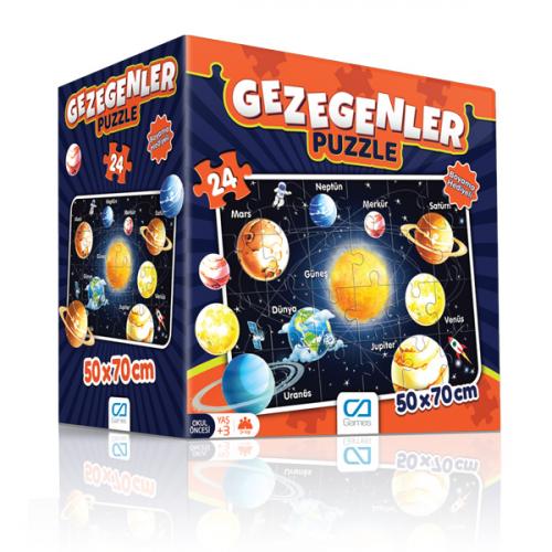 Gezegenler Yer Puzzle