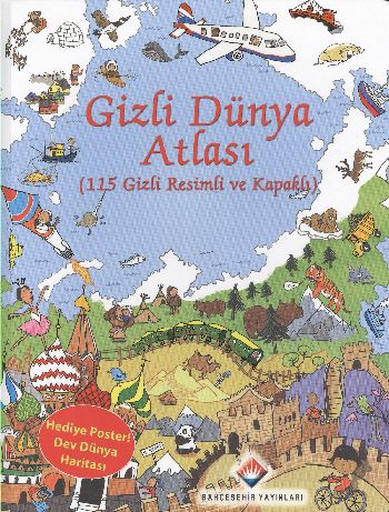 Gizli Dünya Atlası (115 Gizli Resimli ve Kapaklı) - Münzevi Kitabevi