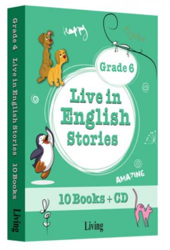Grade 6 - Live in English Stories (10 Books - CD) - Münzevi Kitabevi