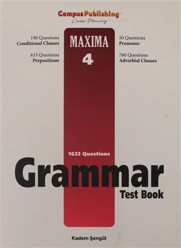 Kurye Kitabevi - Grammar Test Book Maxima 4