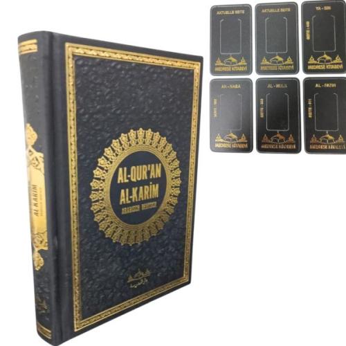 Hafız Boy Termo Deri Al Quran Al Karim Almanca Kuran Siyah