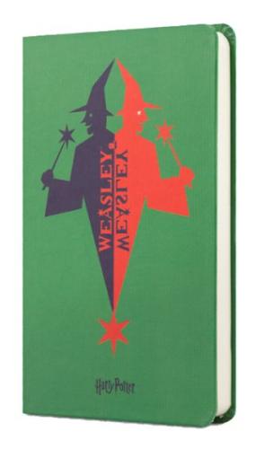 Kurye Kitabevi - Harry Potter Sert Kapak Mini Defter Weasley Yeşil
