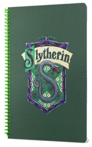 Kurye Kitabevi - Harry Potter Slytherin Spiralli Defter Yeşil