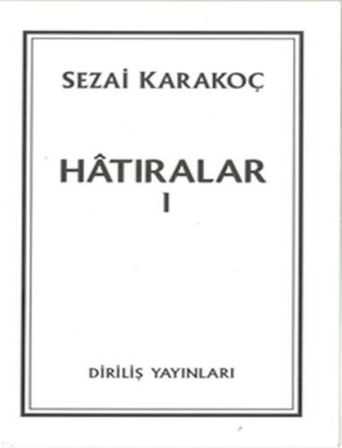 Hatıralar I - Münzevi Kitabevi