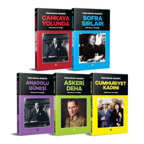 Kurye Kitabevi - Hatıralarla Atatürk Seti - 5 Kitap Set