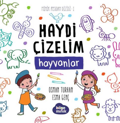 Haydi Çizelim - Hayvanlar - Münzevi Kitabevi