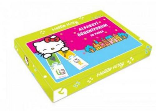 Kurye Kitabevi - Hello Kitty Alfabe Öğreniyorum Öğretici 58 Parça Set 