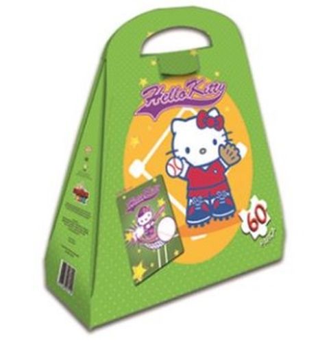 Kurye Kitabevi - Hello Kitty Çantalı Yap Boz Basketbol 60 Parça Puzzle