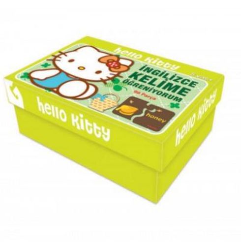 Kurye Kitabevi - Hello Kitty İngilizce Kelime Öğreniyorum 96 Parça Puz