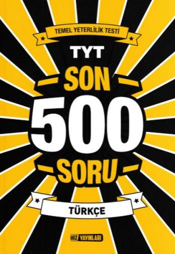 Kurye Kitabevi - Hız TYT Son 500 Soru Türkçe-KAMPANYALI