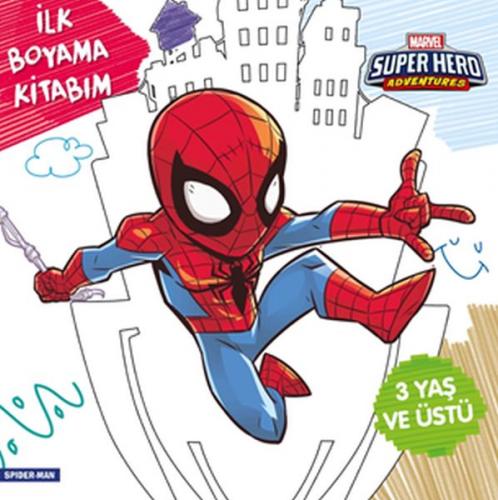 Kurye Kitabevi - İlk Boyama Kitabım Spider Man Marvel Super Hero Adven