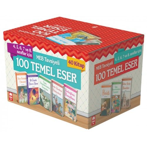 İlköğretim 100 Temel Eser (40 Kitap Takım)