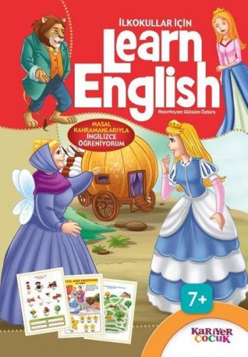 Kurye Kitabevi - İlkokullar İçin Learn English Kırmızı