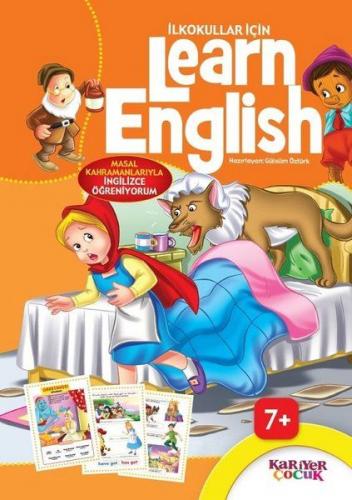 Kurye Kitabevi - İlkokullar İçin Learn English Turuncu