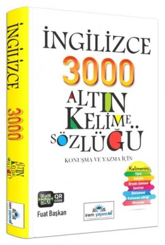 Kurye Kitabevi - Irem İngilizce 3000 Altın Kelime Sözlüğü