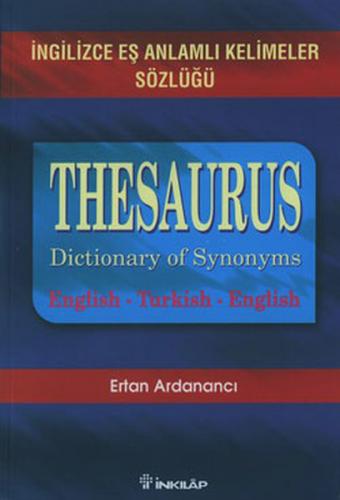 Kurye Kitabevi - Thesaurus İngilizce Eş Anlamlı Kelimeler Sözlüğü