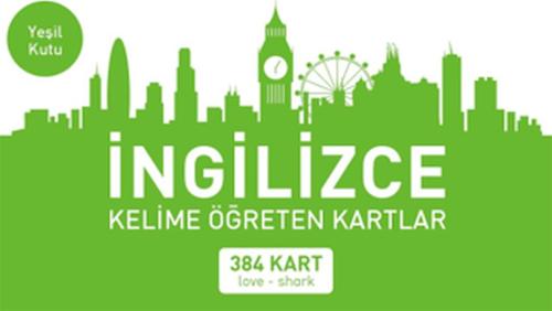 İngilizce Kelime Öğreten Kartlar Yeşil Kutu - Münzevi Kitabevi