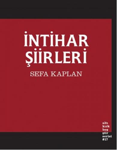 İntihar Şiirleri - Münzevi Kitabevi