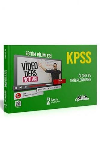 İsem 2021 KPSS Eğitim Bilimleri Ölçme ve Değerlendirme Video Ders Notları