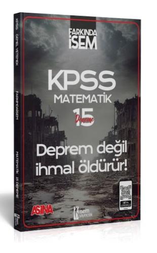 İsem Yayıncılık 2024 Farkında İsem Kpss Aşina Matematik 15 Deneme - Mü