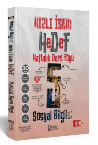 İsem Yayıncılık 2024 Hızlı  Hedef 5.Sınıf Sosyal Bilgiler Haftalık Ders Föyü