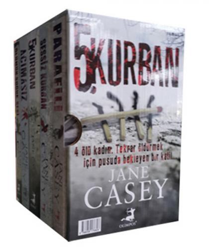 Jane Casey Seti - (5 Kitap Kutulu) - Münzevi Kitabevi
