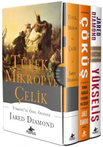 Kurye Kitabevi - Jared Diamond Seti 3 Kitap Takım Tüfek Mikrop ve Çeli
