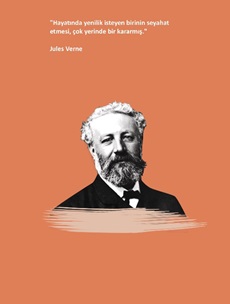 Kurye Kitabevi - Jules Verne Ciltli Defter