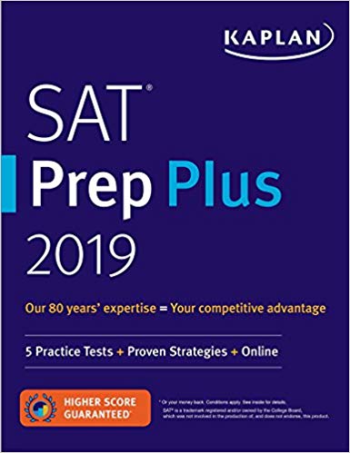 Kurye Kitabevi - Kaplan SAT Prep Plus 2019 5 Practice Tests Proven Str