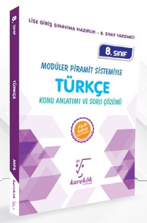 Kurye Kitabevi - Karekök 8. Sınıf Modüler Piramit Sistemiyle Türkçe Ko