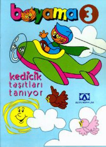 Kedicik Taşıtları Tanıyor Boyama 3 - Münzevi Kitabevi
