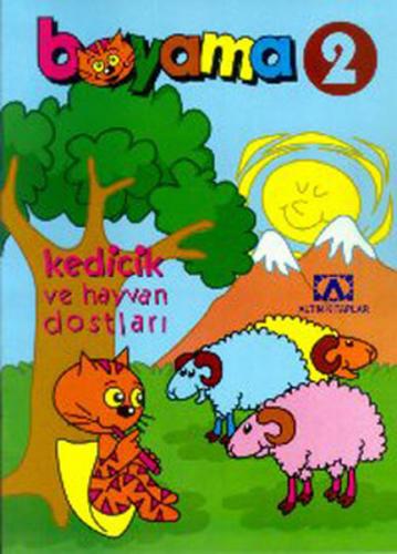 Kedicik ve Hayvan Dostları Boyama 2 - Münzevi Kitabevi