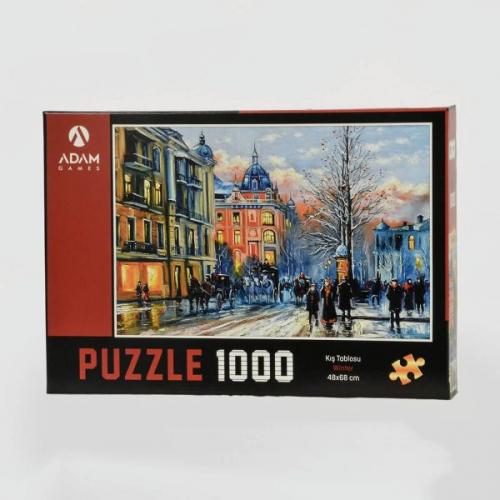 Kurye Kitabevi - Kış Tablosu 1000 Parça Puzzle
