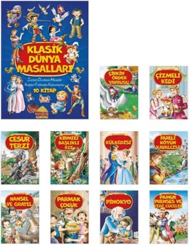 Klasik Dünya Masalları - (10 Kitap) - Münzevi Kitabevi