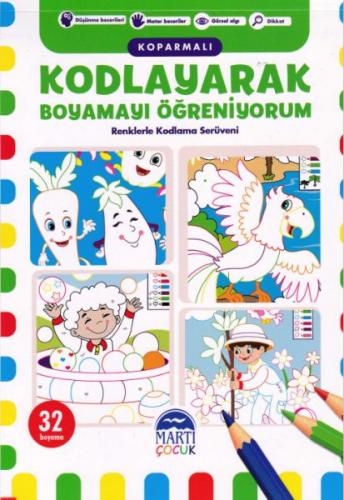 Kodlayarak Boyamayı Öğreniyorum Koparmalı 1 - Renklerle Kodlama Serüveni