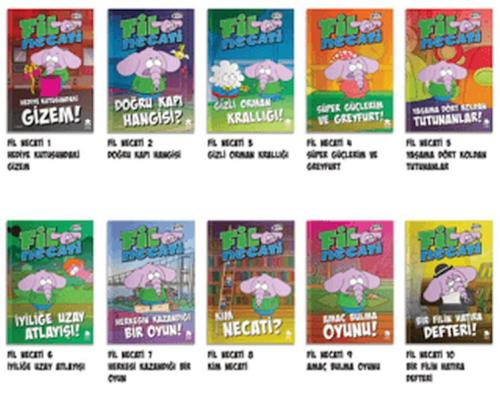 Kral Şakir Fil Necati Seti (10 Kitap) - Münzevi Kitabevi