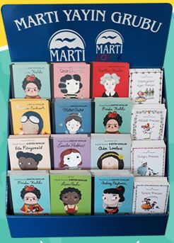 Küçük İnsanlar ve Muhteşem Prenses Mavi Stand ürünleri (9 Çeşit 160 Kitap)