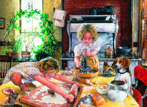 Kurabiye Yapıyoruz (Puzzle 1000) 3107