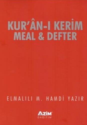 Kurye Kitabevi - Kur'an-ı Kerim Meal ve Defter