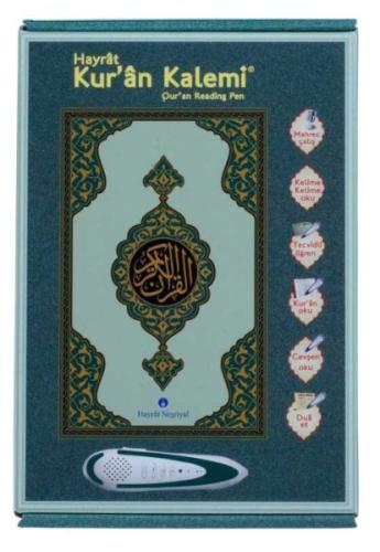 Kurye Kitabevi - Kuran Okuyan Kalem Seti (Yeşil, Orta Boy, Karton Kutu