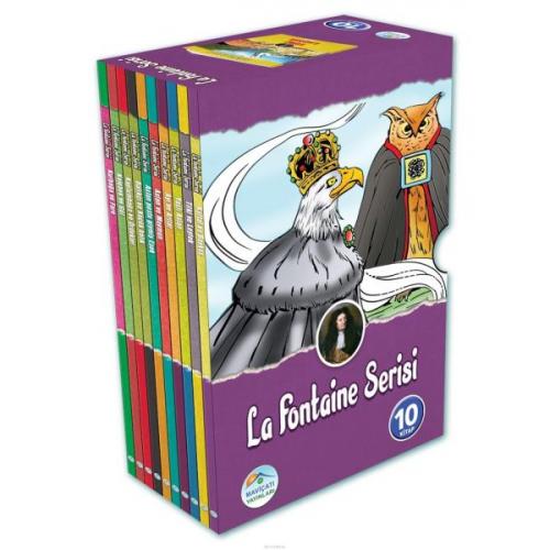 Kurye Kitabevi - La Fontaine Öyküleri Seti 10 Kitap Kutulu