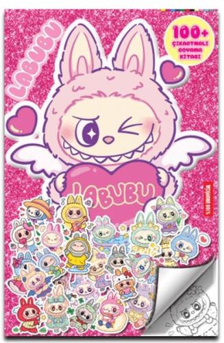 Labubu- 100 Çıkartmalı Boyama Kitabı