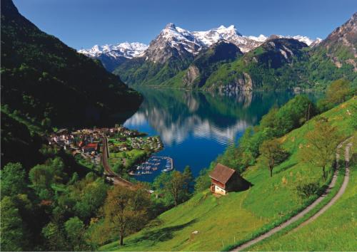 Kurye Kitabevi - Lake Lucerne Switzerland Puzzle 1500 4533