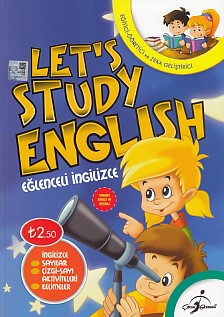 Kurye Kitabevi - Let's Study English Eğlenceli İngilizce Mavi