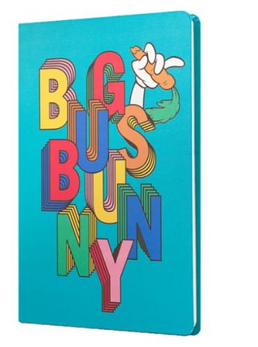 Kurye Kitabevi - Looney Tunes Bug Bunny Sert Kapak Butik Defter Mavi