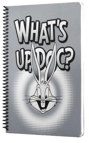 Kurye Kitabevi - Looney Tunes Whats up Doc Spiralli Defter Gri