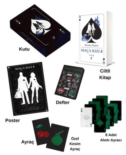 Maça Kızı 8 - 5. Kitap Kutulu - Münzevi Kitabevi