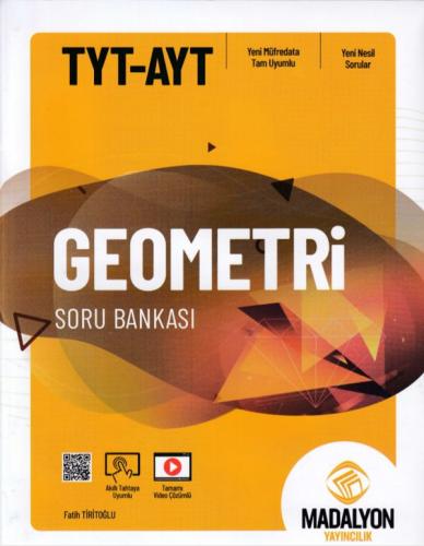 Kurye Kitabevi - Madalyon AYT-TYT Geometri Soru Bankası-YENİ