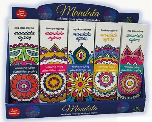 Mandala Ayraç - 30 Adetli Stand - Münzevi Kitabevi