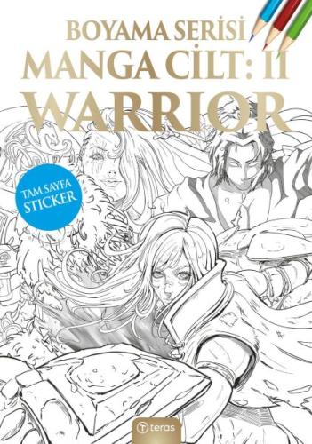 Kurye Kitabevi - Manga Boyama Cilt II: Warrior
